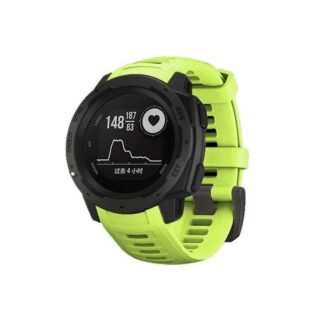 Силиконова каишка за Garmin Instinct зелена