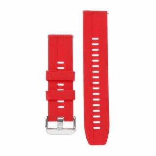 Силиконова каишка за Samsung /Huawei Watch 22 mm червена