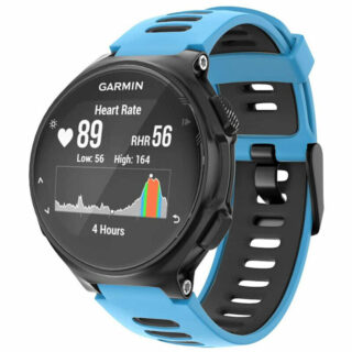 Силиконова каишка за Garmin Forerunner синя