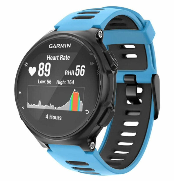 Силиконова каишка за Garmin Forerunner синя