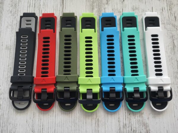 Силиконова каишка за Garmin Forerunner синя - Image 3