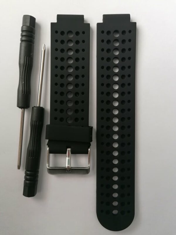 Силиконова каишка за Garmin Forerunner черна - Image 3