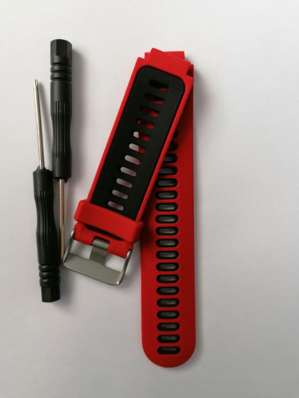 Силиконова каишка за Garmin Forerunner червена - Image 2