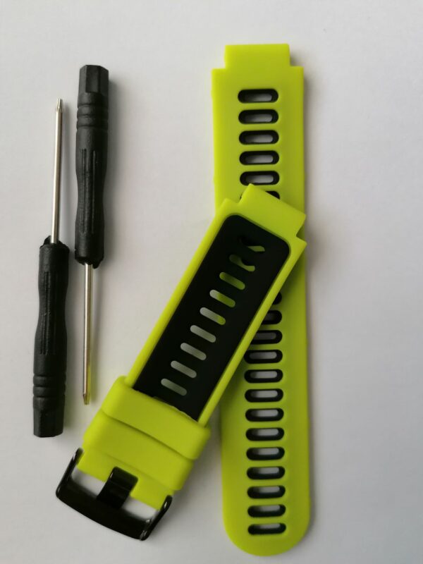 Силиконова каишка за Garmin Forerunner зелена - Image 2