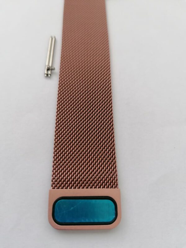 Метална каишка за Samsung / Huawei watch 22 мм розова/ rose pink/ - Image 3