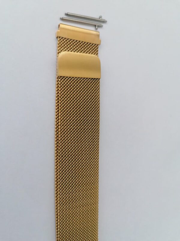 Метална каишка за Samsung /Huawei watch 22 мм златна /gold/ - Image 3
