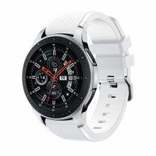 Силиконова каишка за Samsung / Huawei watch 22 мм бяла