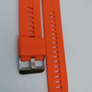 Силиконова каишка за Garmin, Samsung, Huawei watch 20 mm – оранжева