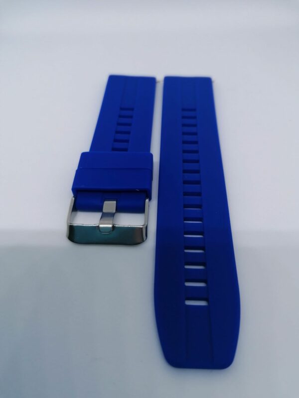 Силиконова каишка за Samsung / Huawei Watch 22 mm синя - Image 3