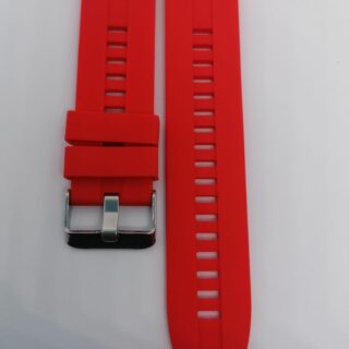 Силиконова каишка за Garmin, Samsung, Huawei watch 20 mm – червена