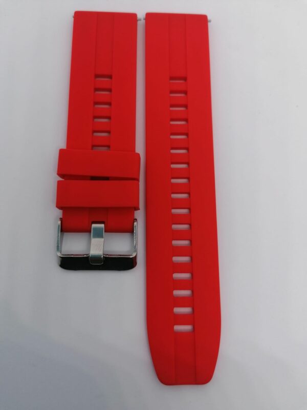 Силиконова каишка за Garmin, Samsung, Huawei watch 20 mm – червена