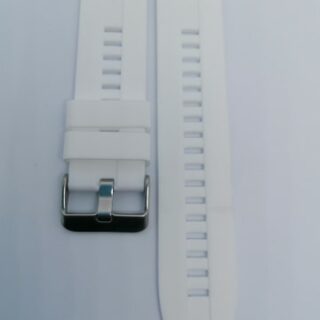 Силиконова каишка за Garmin, Samsung watch 20 mm – бяла