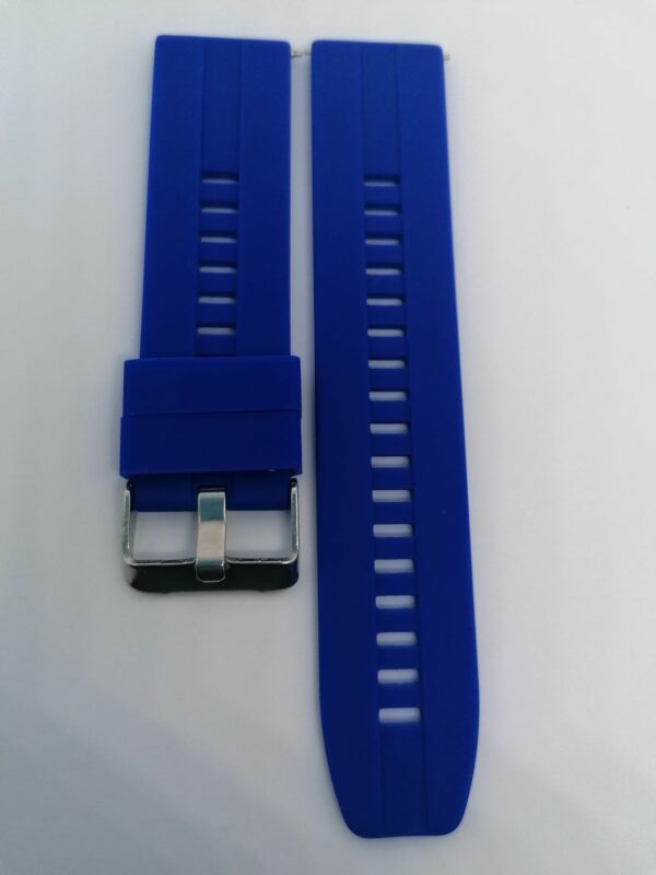 Силиконова каишка за Samsung / Huawei Watch 22 mm синя