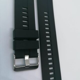 Силиконова каишка за Garmin, Samsung, Huawei watch 20 mm – черна