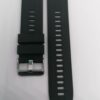 Силиконова каишка за Garmin, Samsung, Huawei watch 20 mm – черна - Image 4