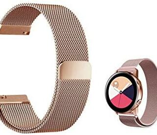 Метална каишка 18 мм светло розова / rose gold/ магнитно закопчаване