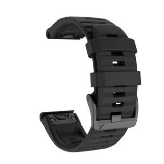 Силиконова каишка за Garmin Fenix 20 mm черна