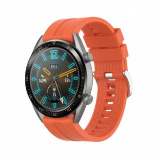 Силиконова каишка за Samsung/ Huawei Watch 22 mm оранжева