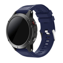 Силиконова каишка за Garmin Fenix 22 mm Quick Fit тъмно синя