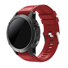 Силиконова каишка за Garmin Fenix 22 mm Quick Fit червена
