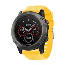 Силиконова каишка за Garmin Fenix 26 mm Quick Fit жълта