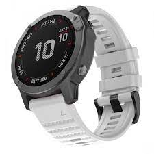 Силиконова каишка за Garmin Fenix 20 mm бяла