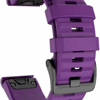 Силиконова каишка за Garmin Fenix 26 mm Quick Fit лилава NEW
