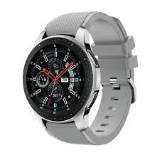 Силиконова каишка за Samsung / Huawei watch 22 мм сива