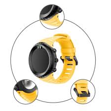 Каишка за Suunto Core All black жълта