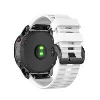 Силиконова каишка за Garmin Fenix 26 mm Quick Fit бяла NEW