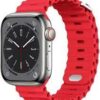 Силиконова каишка / Ocean band/ за Apple 49 mm 45 mm 44 mm 42 mm – червена