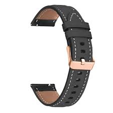 Кожена каишка за Huawei watch GT4 / GT5 41 mm черна