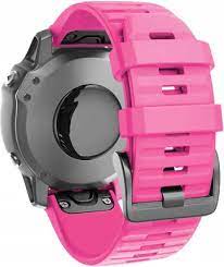 Силиконова каишка за Garmin Fenix 20 mm розова