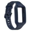 Силиконова каишка с кейс за Huawei watch BAND 6/7 тъмно синя - Image 2