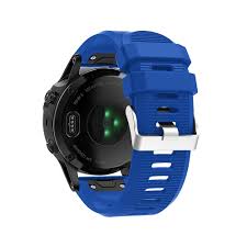 Силиконова каишка за Garmin Fenix 26 mm Quick Fit синя