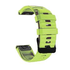 Силиконова каишка за Garmin Fenix 26 mm Quick Fit зелена NEW