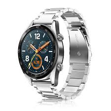 Стоманена каишка 22 мм сива /silver/ за Samsung / Huawei watch