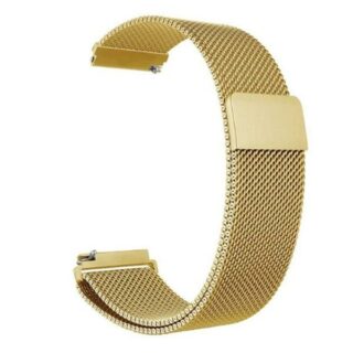 Метална каишка за Samsung /Huawei watch 22 мм златна /gold/