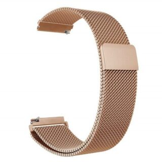 Метална каишка за Samsung / Huawei watch 22 мм розова /rose gold/