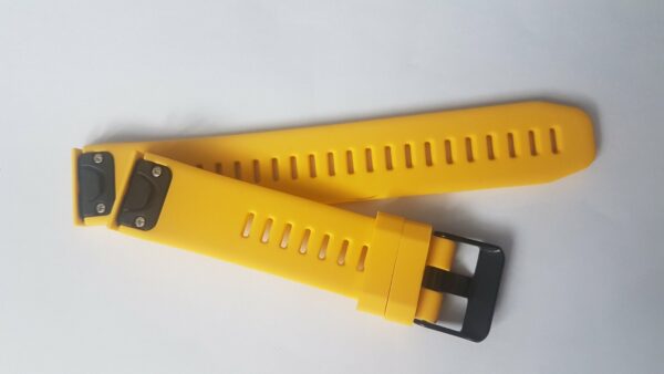 Силиконова каишка за Garmin Fenix 20 mm жълта - Image 4