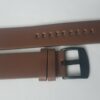 Кожена каишка за Samsung / Huawei watch 22 мм кафява-черно - Image 2