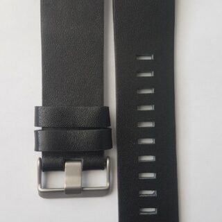 Кожена каишка за Garmin Fenix 26 mm Quick Fit черна