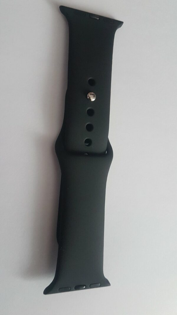 Силиконова каишказа  Apple Watch черна - Image 2