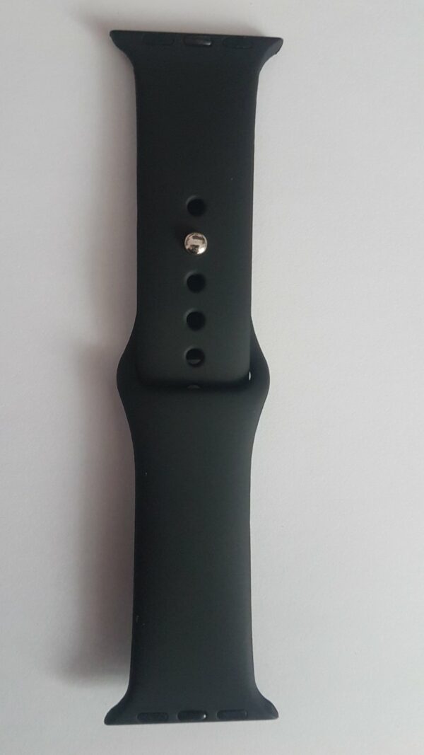 Силиконова каишказа  Apple Watch черна