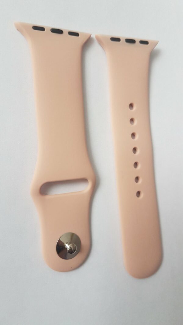 Силиконова каишка за Apple Watch ретро розова - Image 2