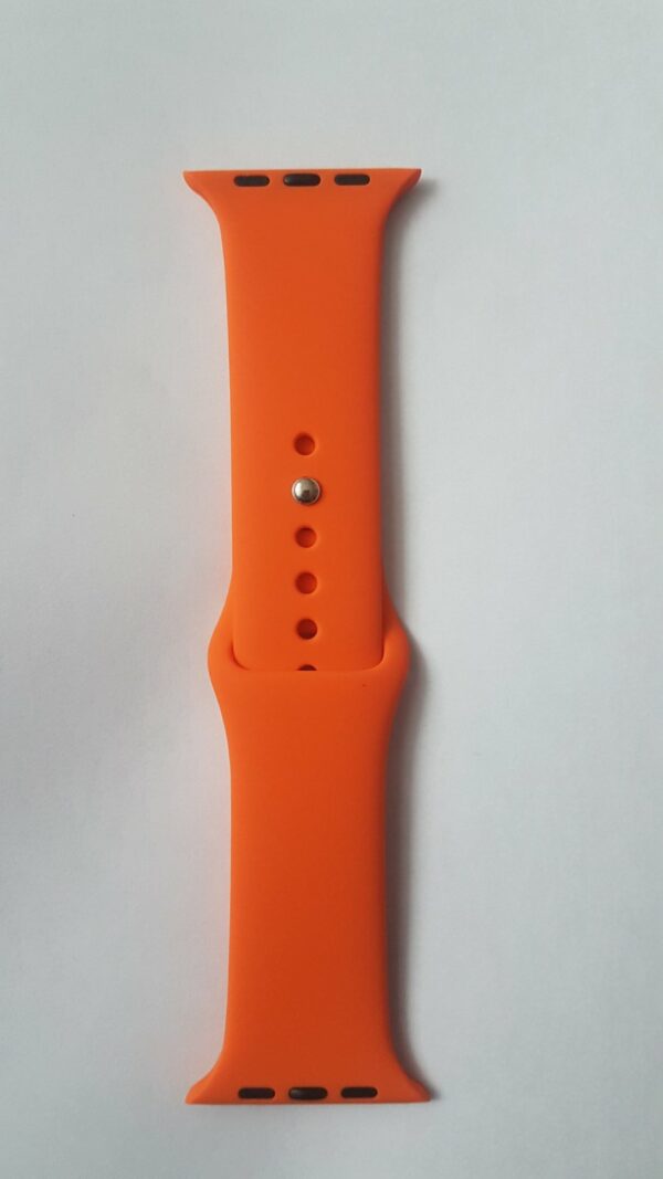 Силиконова каишка за Apple Watch оранжева