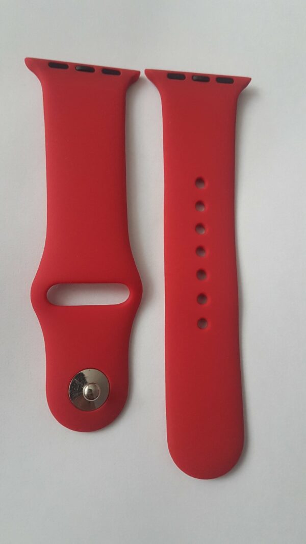 Силиконова каишка за Apple Watch  бордо - Image 2