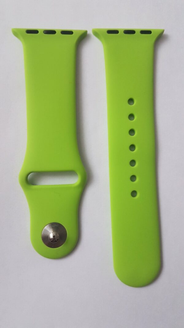 Силиконова каишка за Apple Watch зелена - Image 2