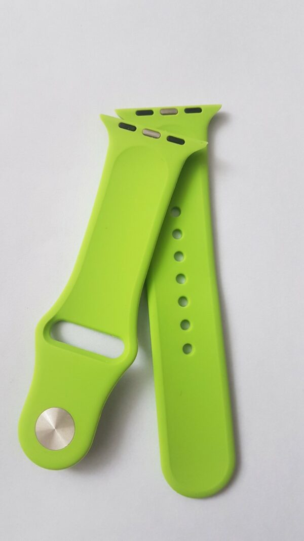 Силиконова каишка за Apple Watch зелена - Image 3