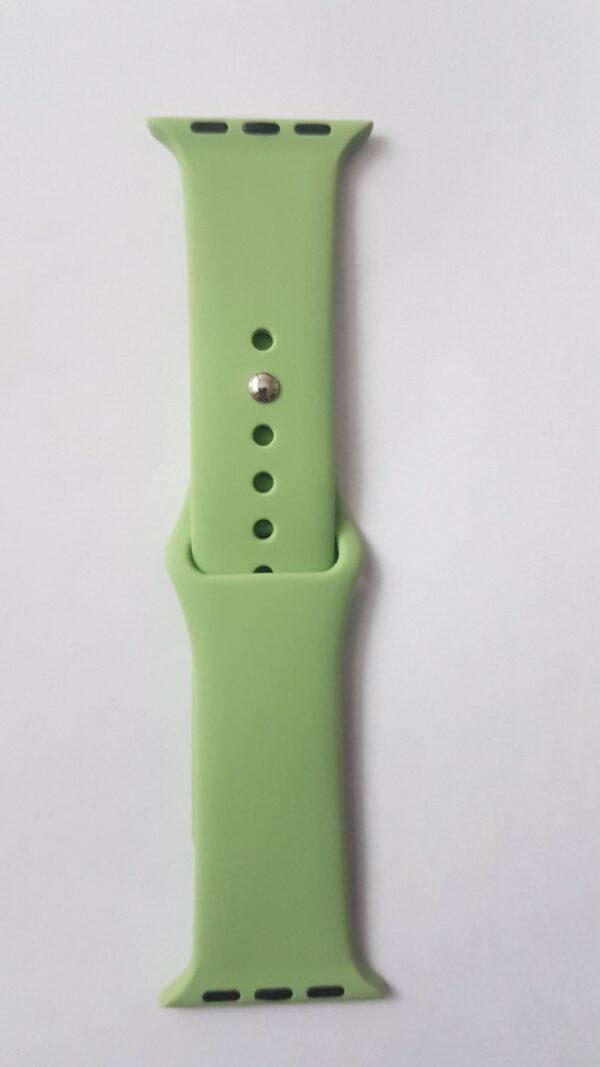 Силиконова каишка за Apple Watch мат  зелена